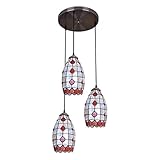 generische Pendelleuchten Tiffany Stil Mittelmeer Pendelleuchte Natürliche Muschel Lampenschirm Licht Kreative Insel Hängeleuchten Für Esszimmer