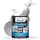 plid® Möbellack Weiß - [DIN EN 71.3 - KINDERSPIELZEUG - GEEIGNET] - innen & aussen - Blauer Engel - Weisslack - Türenlack - Holzlack - Holzfarbe - Made in Germany (750ml, Weiß - Glänzend)