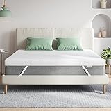 Novilla Matratzen Topper 90x200 5cm Höhe Gel Topper Memory Foam MatratzenTopper für Boxspringbett Wohnwagen Schlafsofa Matratzenauflage Bezug Waschbar Öko-TEx