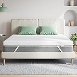 Novilla Matratzen Topper 180x200 10cm Höhe Gel Topper Memory Foam MatratzenTopper für Boxspringbett Wohnwagen Schlafsofa Matratzenauflage Bezug Waschbar Öko-TEx