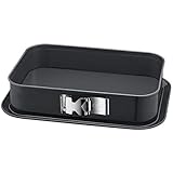 Original Kaiser La Forme Plus Springform eckig 35 x 24 cm, Backform rechteckig, Emailleboden, schnittfest, Tiramisu Form antihaftbeschichtet, Kuchenform eckig