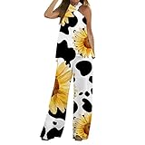 YOGALULU Coole Sachen Für Teenager Mädchen Zimmer 1 Womens Independence Day Print Zweiteiliges Kurzarm-Top und Shorts Running Yoga Sportanzug Trainingsanzug Damen