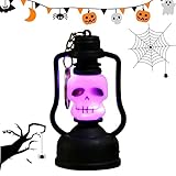 Halloween Kürbislampe | Flackernde Flammenlaterne - Batteriebetriebene Halloween-Kürbis-Teelichter, flammenlose Halloween-Laterne für Zuhause, Terrasse, Hof Ukuding