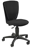 Topstar 70570BB00 High S'cool, Kinder- und Jugenddrehstuhl, Schreibtischstuhl für Kinder, Bezugsstoff schwarz