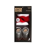 Converse Unisex - Baby Bekleidungsset 2 PK Bootie, Gr. 0-6 Monate, Rot (Converse Red/Vintage Grey Heather)