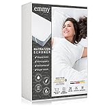 Emmy Home Matratzenschoner 100x200 cm wasserdicht – waschbare Inkontinenzunterlage, Nässeschutz – Atmungsaktive, Matratzenauflage für Allergiker (100x200 cm)