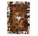 Vip Leather NEU KUHFELL Patchwork Teppich Cod 8868HRD (180 cm x 240 cm)