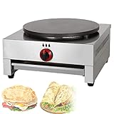 Commercial Gas Pancake Maker,Chapati Maker Machine,Nicht Stehende Verstellbare Feuerkraft -Krepp -Hotplate -Maschine Zum VollstäNdigen FrüHstüCk,Omeletts,Pizzas,Burgers