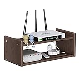 Router-Aufbewahrungsbox, Router-Regal, Wandhalterung, WiFi-Router-Aufbewahrungsbox, dekoratives Lagerregal, schwebendes Regal for Schlafzimmer, Wohnzimmer Unterstützung ( Color : A , Size : 50x18.5x15