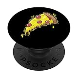 leckeres Stück Pizza Fast Food Steinofen PopSockets mit austauschbarem PopGrip