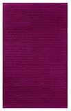 Lashuma Linz Teppich Badezimmer schnelltrocknend, Badvorleger Violett - Orchidee, Badematte 50x80 cm