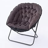 Klappstühle Recliner Mittagspause Nickerchen Büro Zurück Faul Stuhl Freizeit Liegewiese Schlafzimmer Schlafsaal Sofa Stuhl (Farbe : Brown)