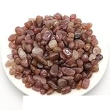 Natürliche Kristalle, Quarz, Heilsteine, Kies, Probe, Schmuckherstellung, Dekor, Bulk, Trommeledelstein, Heim-Aquarium-Dekoration, Erdbeerquarz, 50 g