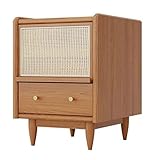 AOOSIR Nachttisch Nachttisch Holz Nachttisch Im Japanischen Stil Wohnzimmer Schlafzimmer Lagerschrank Schubladenregal Nachtischschränke Beistelltisch