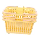 Veemoon 3 Stück Aufbewahrungskorb Kinderkörbe Kunststoff-Organizer-Box Kosmetik-Aufbewahrungsbox Behälter Für Klassenzimmer Kinder-Einkaufskorb Organisationskorb Organisationskorb