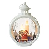 Für Weihnachten mit LED Tee Outdoor Mini Laterne Dekoration Tischplatte LED Weihnachten Vintage Kerzenlicht Kerzenlicht Dekoration & Aufhänger Wjd108