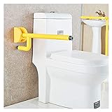 DAZulI Haltegriff Anti Rutsch Badezimmer, Flip-up Badezimmer Haltegriff Sicherheitsstange Toilette Sicherheitshandlauf, Weiß-60 cm (Farbe: Weiß, Größe: 60 cm)
