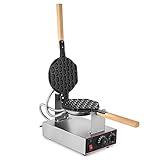 Schnell erhitzendes Bubble-Waffeleisen, professionell, Waffelform, Kuchenform, Brotwaffeleisen, antihaftbeschichtete Waffelkuchen-Backplatte, CE/FCC/CCC/PSE (Einzeltopf)