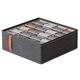 LINCCI Einfache Aufbewahrungsbox, einfarbig, Aufbewahrungskorb für Heimsocken, Aufbewahrungsbox für Unterwäsche, Aufbewahrungsbox drei in einem