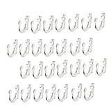 Cabilock 100 Stück Hutaufhänger Im Retro-Stil Schlüsselanhänger Wandhalterung Türhaken Wandgarderobe Badezimmer Handtuchhaken Wandschlüsselhalter Kleiderhaken Kleiderhaken