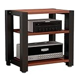 Lautsprecherständer Verstellbares Verstärkergehäuse Mehrschichtiges HiFi-Audiokabinett Audio Rack Equipment Rack