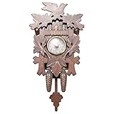 ISTOVO Dekorative Wanduhr HäNgen Kuckucksuhr Wohnzimmer Pendeluhr Kunst Uhr für Neues Haus (2)