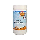 Summer Fun 2 Phasen Multitabletten 1 kg Pool Schwimmbad Desinfektion Algenbekämpfung