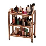 FLYIFE Bewegliche Sackkarren Zur Aufbewahrung, Bewegliche Küchenwagen, Schönheitssalonwagen, Für Nagelkunstsalon, Rollender, Beweglicher Mehrzweck-Aufbewahrungswagen/Wood/60X32X73Cm