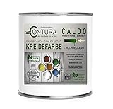 Contura BeGreen 100ml. Kreidefarbe Shabby Chic Möbellack Lack Möbel Farbe Holzlack Natur (01 Weiß)