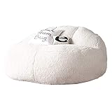 MKYOKO Big Lamb Velvet Sitzsack-Sofa-Set, Lazy Sofa, ungefüllt, für Kinder und Erwachsene, Balkon, Eckhocker, Flauschiges Kissen (Größe: groß) (A groß)