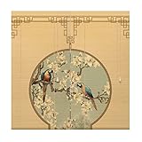 Bambusrollo Wetterfest Bambusrollo Blickdicht Praktisches Sonnenschutz und Sichtschutz Rollo für Balkon Fenster Terrasse Garten,B,50x100cm/20x39in