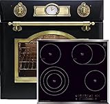 Kaiser Herdset Induktion Autark Kaiser Empire/Elektro Einbau Backofen Kaiser Eh 6355 Em + Glaskeramikkochfeld 60 cm Kaiser KCT 6715 F / 4 Zonen Heißluft, Grill, Drehspieß,Selbstreinigung