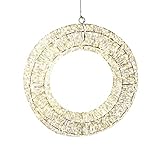 Werner Voß GmbH 50456 LED-Kranz warm weiß Metall 60 cm