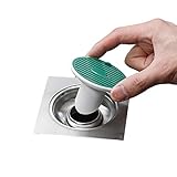 Thrivinger Abflussstöpsel – Badewannen-Stöpsel gegen Gerüche, Ablassen von Wasser auf den Boden – Ablaufstopfen für die Dusche für Küche, Bad, Unterboden, Haarfänger, Geruchsversiegelung