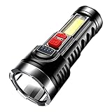 Starkes Licht, über USB wiederaufladbar, helle LED-Taschenlampe, multifunktional, wiederaufladbare Outdoor-Taschenlampe mit großer Reichweite UlN570