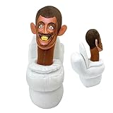 WOLWES Skibidi Toilet Plush 11', 2023 New Skibidi Toilet Plush Toys, Funny and Unique Toilet Doll, Skibidi Plush Toilet Person, Suitable for Bedroom, Living Room, Home