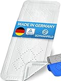 Schwanfeld® [91 x 36cm] Badewannenmatte [TÜV GEPRÜFT] - inkl. extra starken Saugnäpfen - Badematte rutschfest BPA frei - Antirutschmatte Badewanne (Made in Germany) - sichere Rutschmatte Badewanne