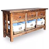 Chenshu Sideboard, Kommode, Kommoden & Sideboards, Schrank Wohnzimmer, Commode, Schlafzimmerkommode, Altholz Massiv 100 x 30 x 50 cm