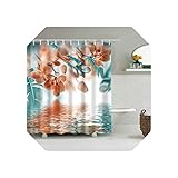 Cool-House Haken für Duschvorhänge | personalisierte Duschvorhänge, gestreift, bedruckt, Polyester, wasserdicht, atmungsaktiv, bunt, 150 x 180 cm und 180 x 180 cm, -CC665-D0713-S