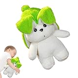 Anloximt Hund Stofftier | Süße Welpen-Plüschtiere, Bananen-Hunde-Spaßohren, 30 cm | Kuschelige Hunde-Plüschpuppe, dekorative Stofftiere, Heimdekoration, Kinder und Erwachsene, Geburtstagsgeschenk