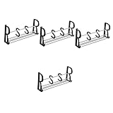 Alipis 4 Stück Wand-Slipper-Rack Aus Edelstahl Dropshipping-Regal