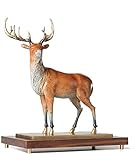 YANYUESHOP Hirsch-Bronzefiguren, Hirsch-Skulptur, handgefertigte Tier-Schreibtisch-Statue, Dekoration, Ornamente, Basteln, Weihnachten, Geburtstagsgeschenke