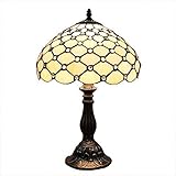 NIRAA Tiffany Tischlampe Kristall Nachttischlampe Tiffany Style Lights 12 Zoll handgefertigte Jewel Series Schreibtischlampe Tischlampe