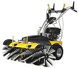 TEXAS Kehrmaschine Schneefräse Benzin Laubsammler Schneekehrmaschine Schneeschieber Schneeräumer mit Antrieb Radantrieb Smart Sweep 1000E E-Starter | 100cm | 173cm³ | 4,9 PS | 4 Takt | 3xVor. 1x Rück.