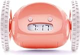 Clocky Alarm Clock On Wheels: Pink by Nanda Home