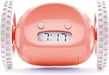 Clocky Alarm Clock On Wheels: Pink by Nanda Home