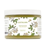 EATALIAN by AMZ BETTER Streichbare Pistaziencreme 500G, Brotaufstrich Natürliches und sizilianisches Protein, Pistaziencreme Made in Italy, süßer Geschmack. Ideal für Brot und zum Füllen von Kuchen