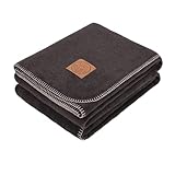 Depotex Textilhandel GmbH SÓLLER Home EST.1989 | Wohndecke/Kuscheldecke/Couchdecke/Sofadecke | 200x150cm | (anthrazit)