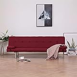 Chusui Ausziehbares Tagesbett, Schlafsofa, Schlafcouch, Bettsofa, Sofabett, Daybed, Betten, Bettcouch, Polsterliege, Bett Sofa, Schwarz 2X(90x200) cm Massivholz Kiefer