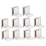 Alipis 10 Stück Duschgelhalter Duschflaschenhalter Shampoo Wandregalhalterungen Für Regale Regalstreben Wandmontagehaken Wandregalhaken Duschgelflaschenregale Wandmontiertes Lagerregal